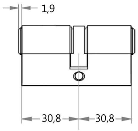 Winkhaus keyTec N-tra Doppelprofilzylinder