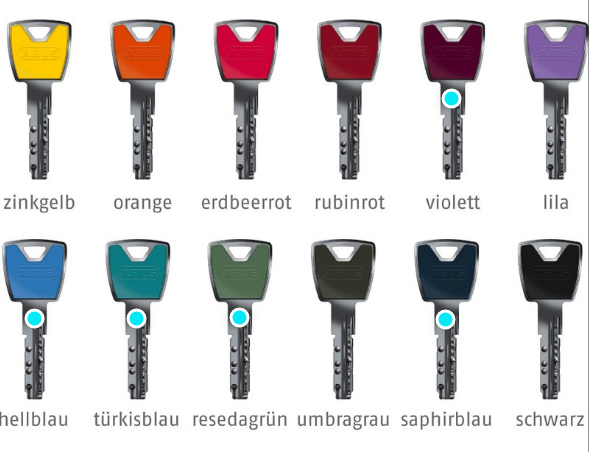 Mehrschlüssel für Zylinder EC880